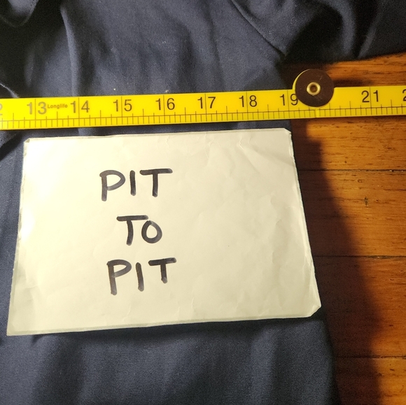 YUNE HO Short Sleeve 100% Cotton Navy Button Down Ruffle Blouse Top - Picture 8 of 10